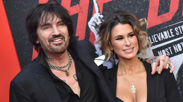 Tommy Lee and Brittany Furlan at premiere