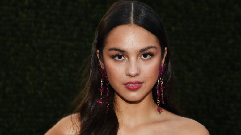 Olivia Rodrigo purple butterfly earrings