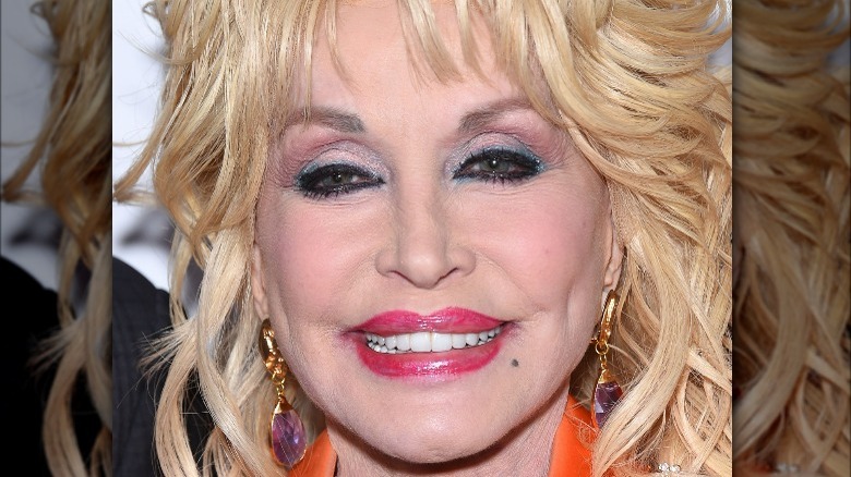 Dolly Parton smiling