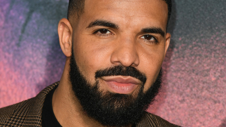 Drake looking at camera