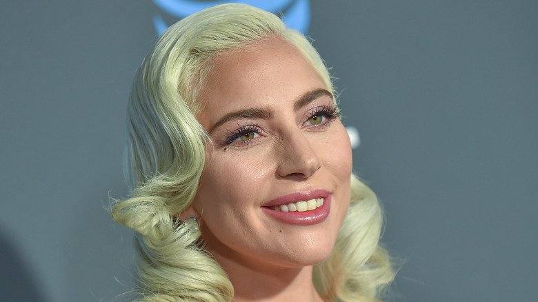 Lady Gaga smiling