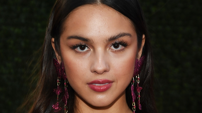 Olivia Rodrigo purple butterfly earrings