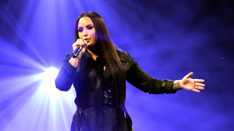 Demi Lovato singing