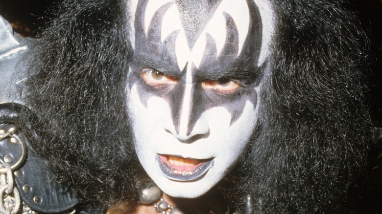 Gene Simmons in KISS makeup