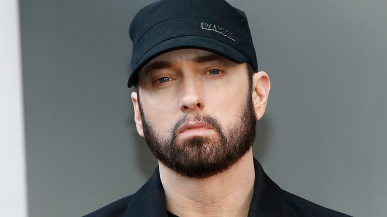 Eminem posing