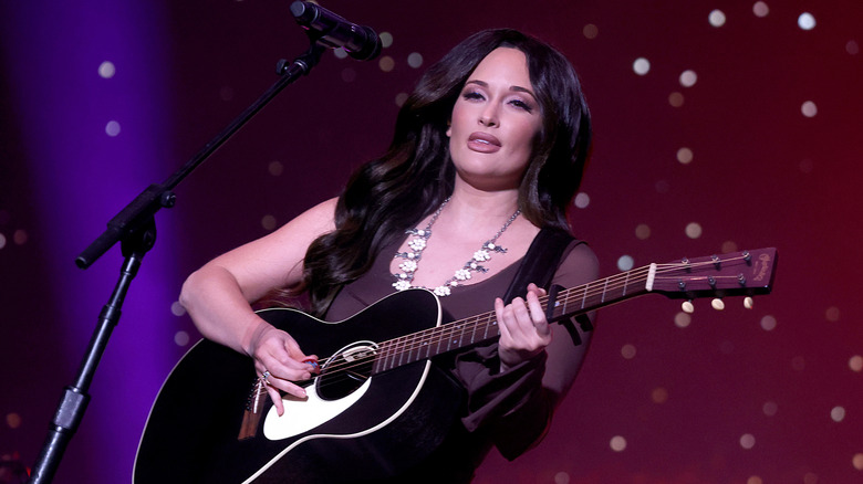 Kacey Musgraves performing on stage