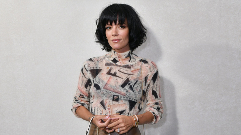 Lily Allen posing