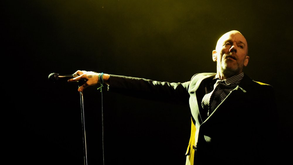 Michael Stipe performs at Las Ventas Bullring in 2008