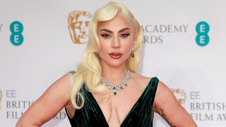 Lady Gaga posing
