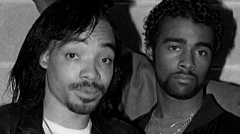 The Kidd Creole looking into the camera 