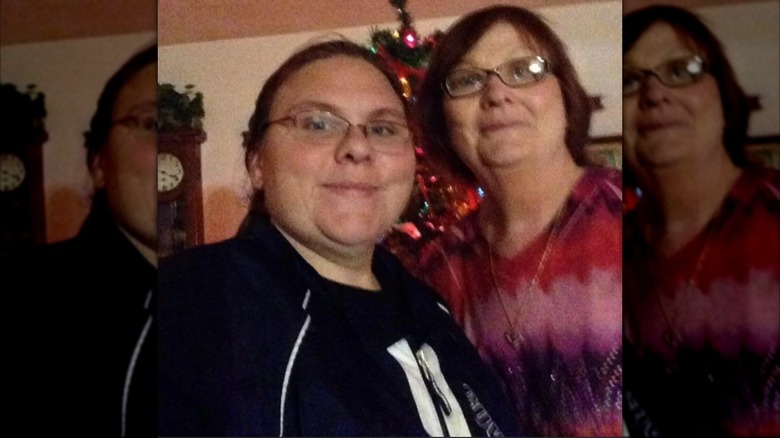 Ashley Randall selfie with her mother