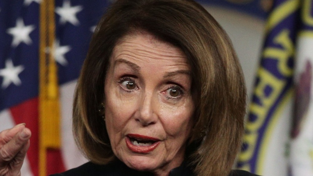 U.S. Speaker of the House Nancy Pelosi speaks at a news conference at the U.S. Capitol February 14, 2019 