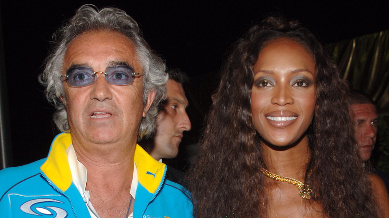 Naomi Campbell and Flavio Briatore event