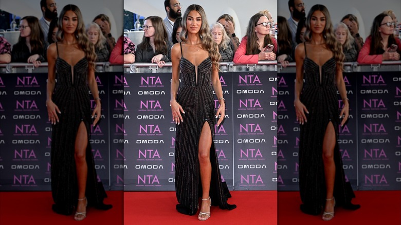 Priva Jaswal posing on the red carpet for the 2026 NTAs.