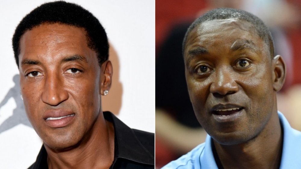 Scottie Pippen and Isiah Thomas