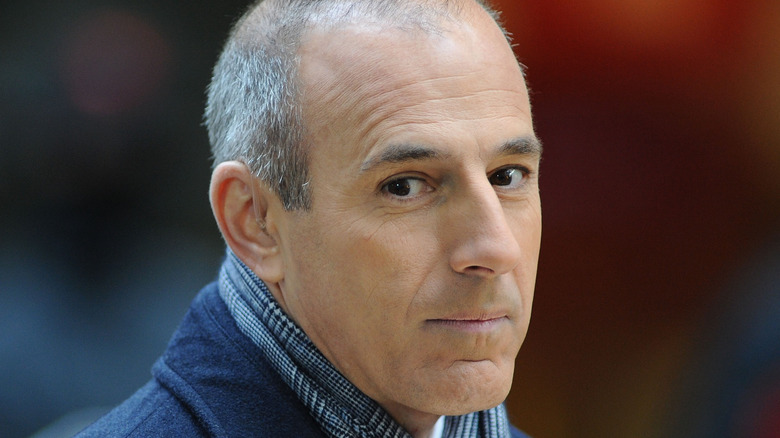 Matt Lauer glaring