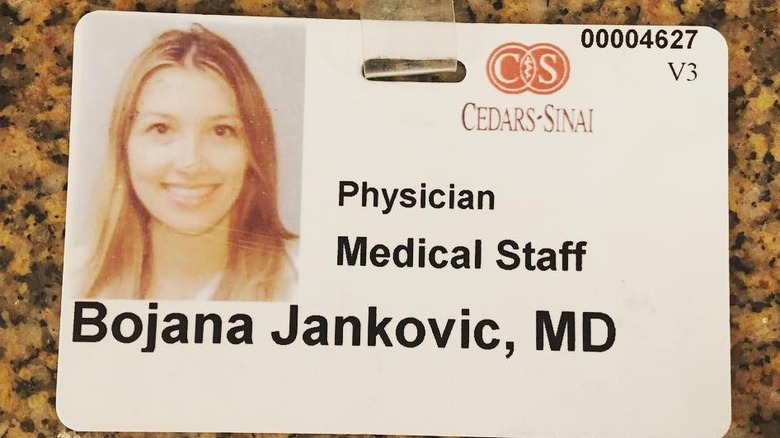 Bojana Jankovic's work badge 