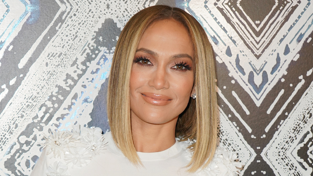 Jennifer Lopez smiling