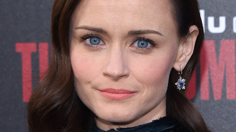 Alexis Bledel not smiling