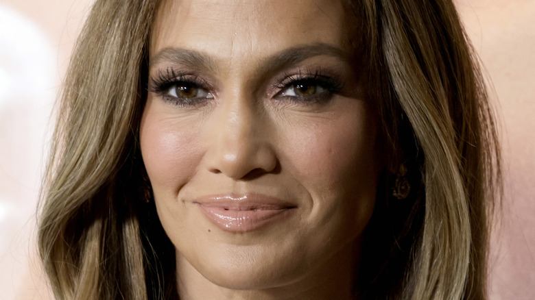 Jennifer Lopez smiling