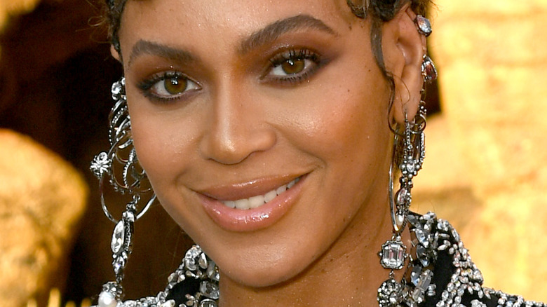 Beyonce smiling