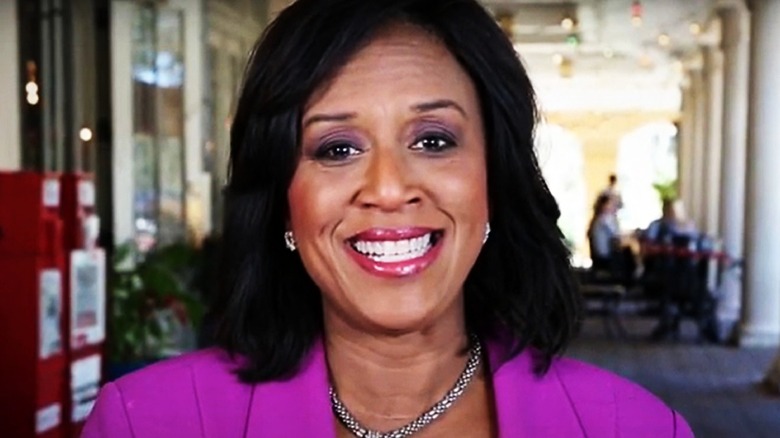 Nancy Parker smiling during segment