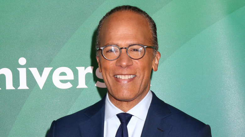 Lester Holt at the NBCUniversal summer press day