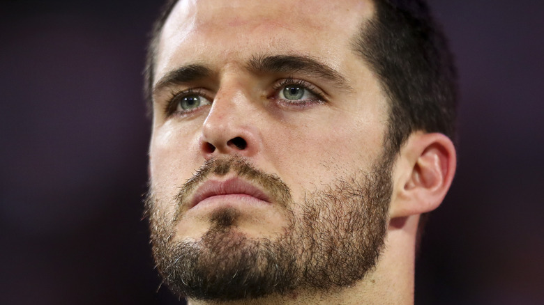 Derek Carr brown hair and beard 