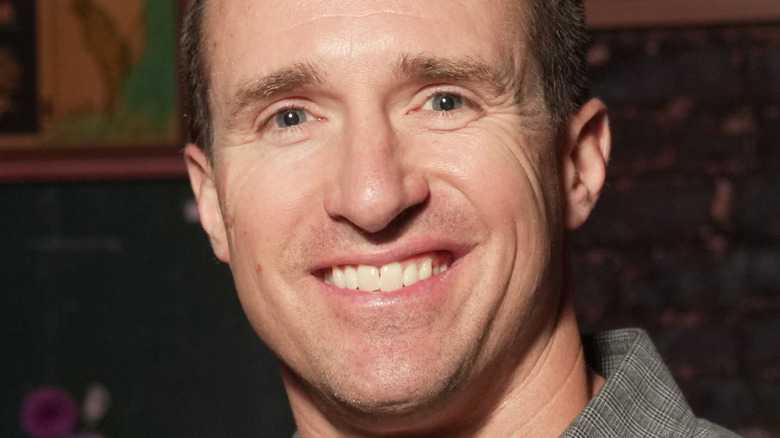 Drew Brees smiling