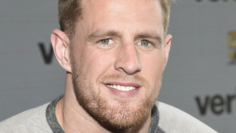 J.J. Watt smiling for photo