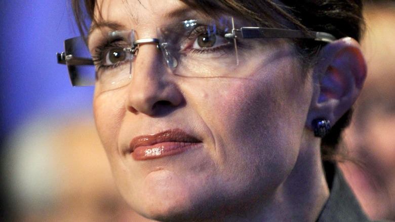 Sarah Palin with a neutral expression