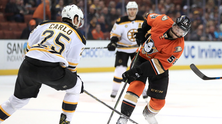 Nic Kerdiles playing hockey