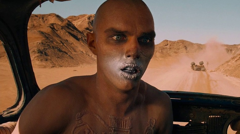 Nicholas Hoult looking terrified