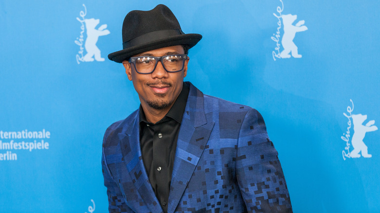 Nick Cannon poses 