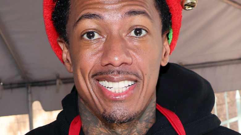 Nick Cannon looking
