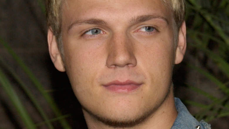 Nick Carter with a neutral expression