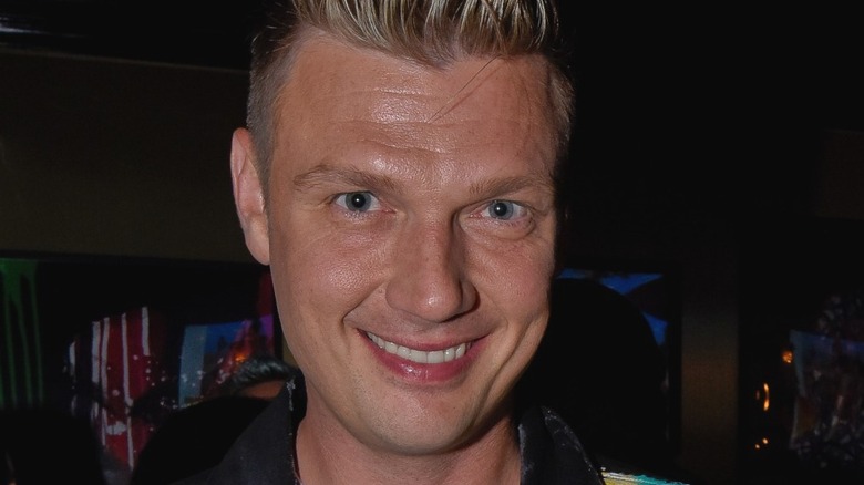 Nick Carter smiling