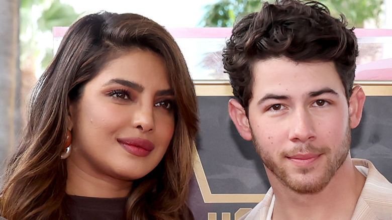 Priyanka Chopra and Nick Jonas smiling