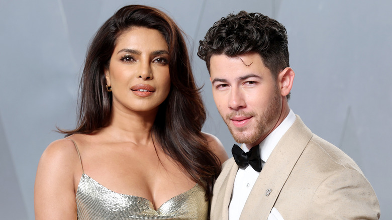 Priyanka Chopra and Nick Jonas pose in 2026