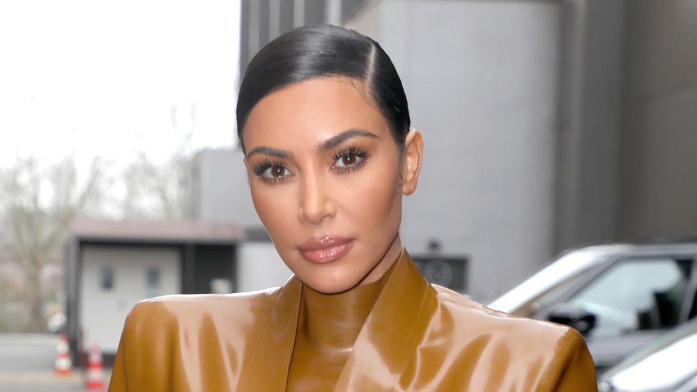 Kim Kardashian posing