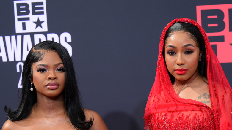 City Girls posing red carpet
