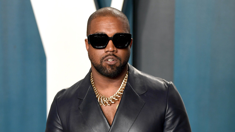 Kanye West posing