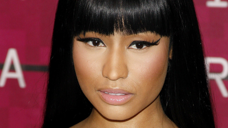 Nicki Minaj posing at an event