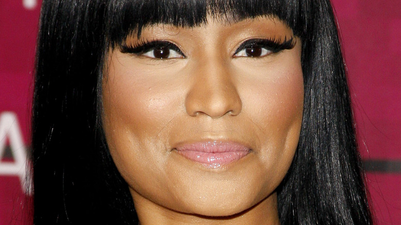Nicki Minaj red carpet smiling 