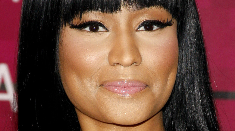 Nicki Minaj smiling