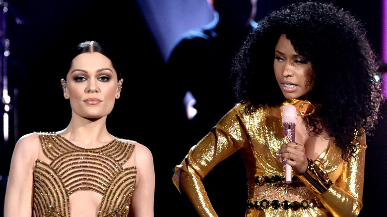 Nicki Minaj and Jessie J on stage