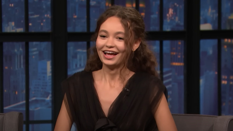 Nico Parker laughing