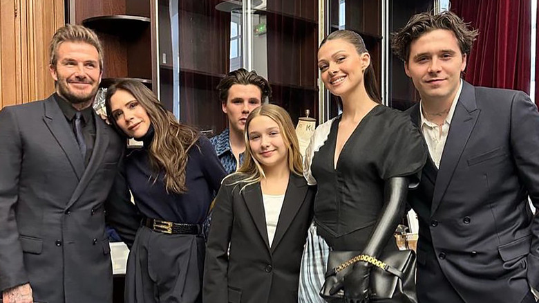 The Beckhams Paris Fashion Week
