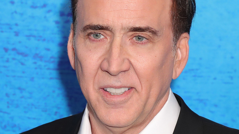 Nicolas Cage smiling