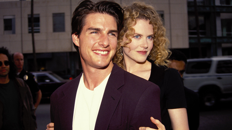 Tom Cruise and Nicole Kidman pose for a photo